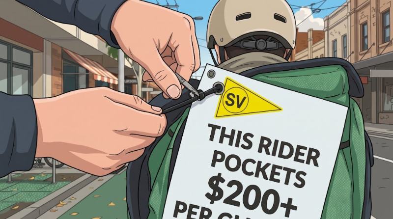Attach the panel to your bag